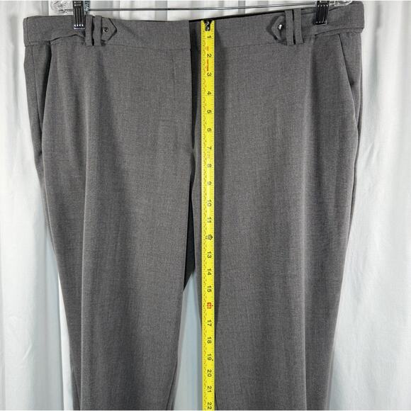 ESPRIT Side Tabs Cuff Trousers Gray 14 Academia Professional Career 89-01 - Picture 7 of 12